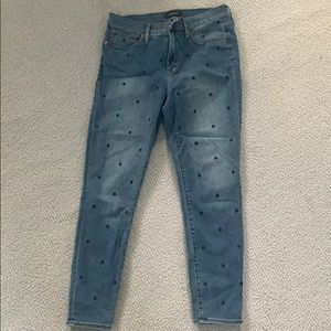 J.Crew Polka dot jeans